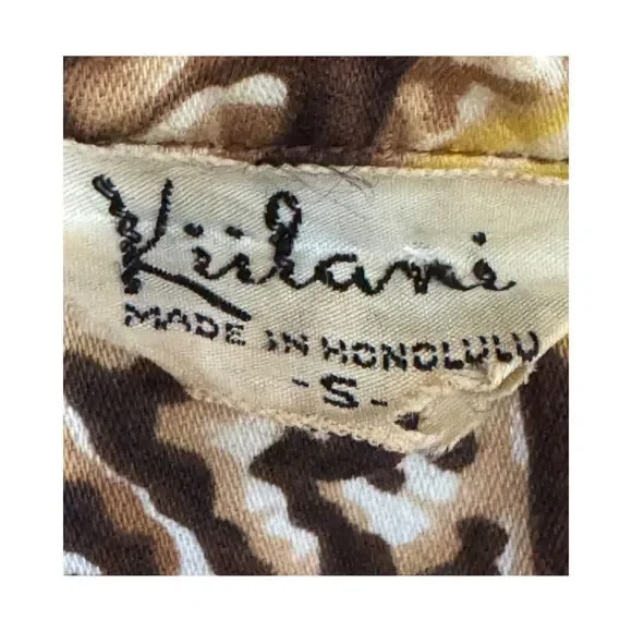 Vintage Kiilani 50s Hawaiian Mens Shirt Floral Pineapple Fish Sz S Honolulu Rare - Picture 6 of 7